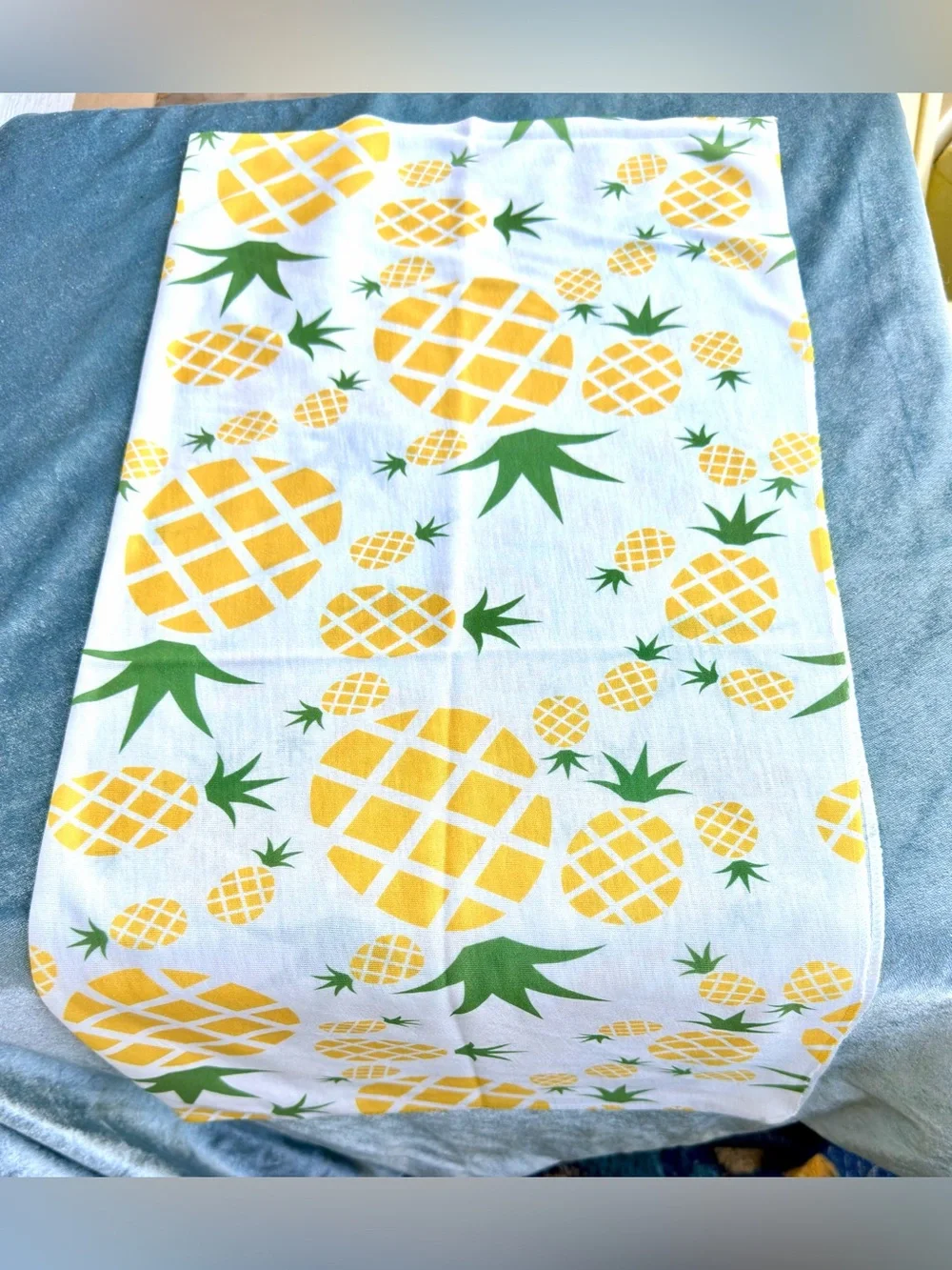 Lunarable Pineapple Bandana 22x22 Tropical Print New
